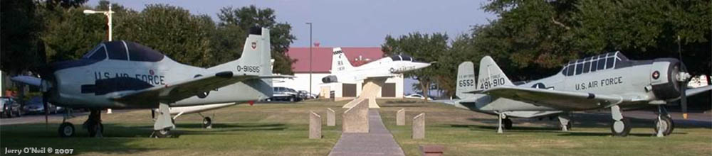 Randolph AFB Air Heritage Park entrance